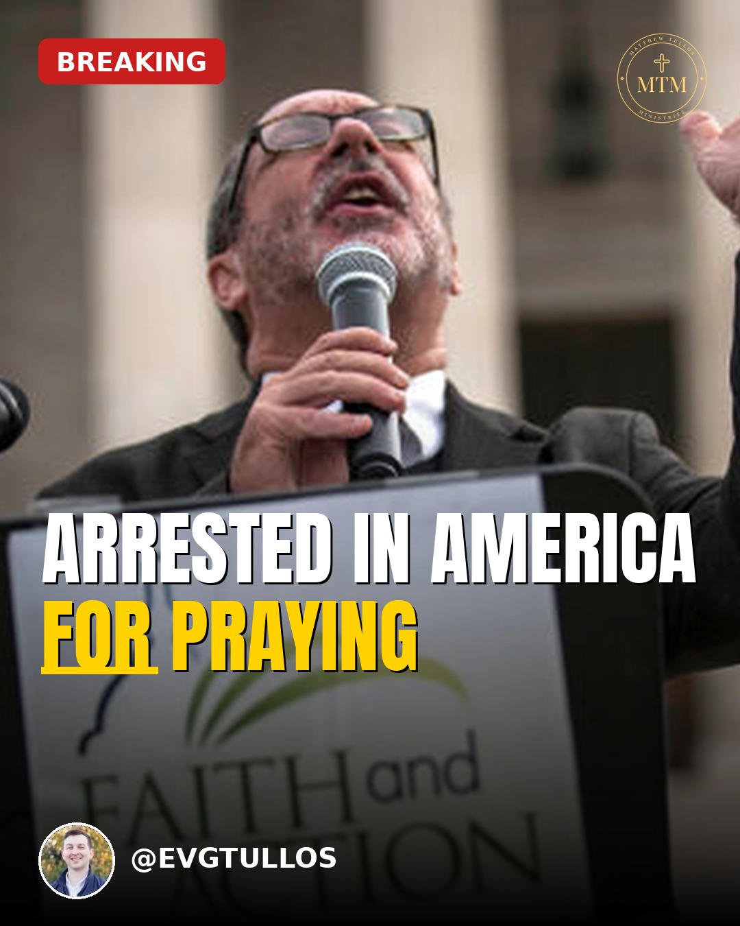 Arrested in America for Praying